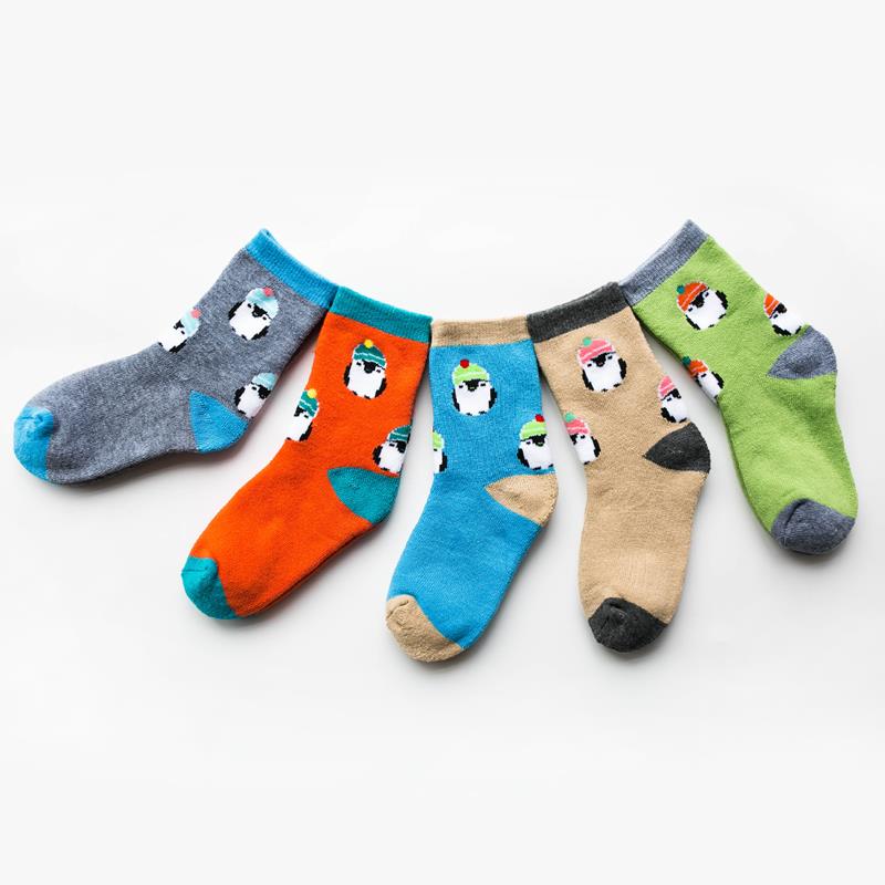 秋冬款儿童卡通毛圈袜，童袜 儿童中筒袜，袜子厂家直销细节图