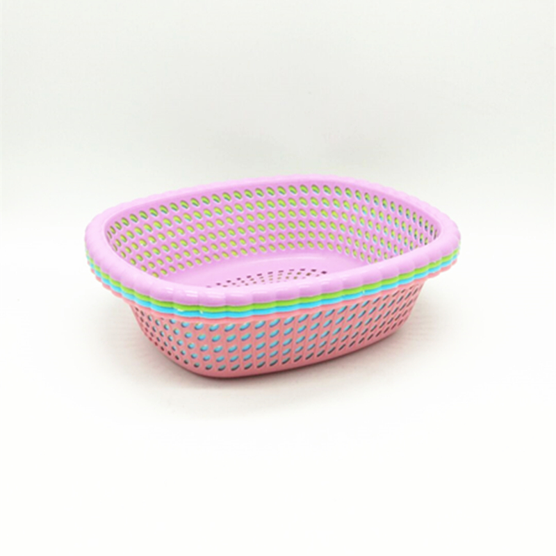 402花边筐 镂空沥水篮塑料洗菜篮 厨房洗菜盆水果篮