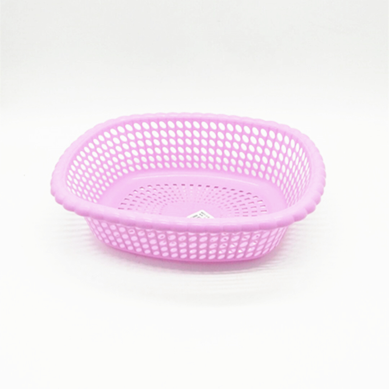 402花边筐 镂空沥水篮塑料洗菜篮 厨房洗菜盆水果篮产品图