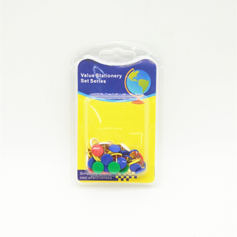 Plastic coated color Thumbtack Creative press nail corkboard nail press nail Art thumbtack tack