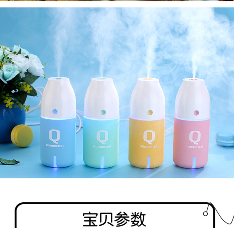 Creative Q Bottle Humidifier Sleep hydration sprayer Bottle Humidifier