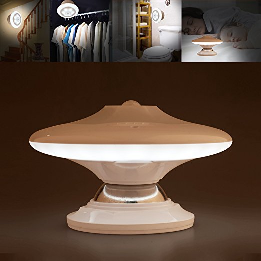 الصحون الطائرة دوران 360 ° استشعار البشرية الأضواء details Picture