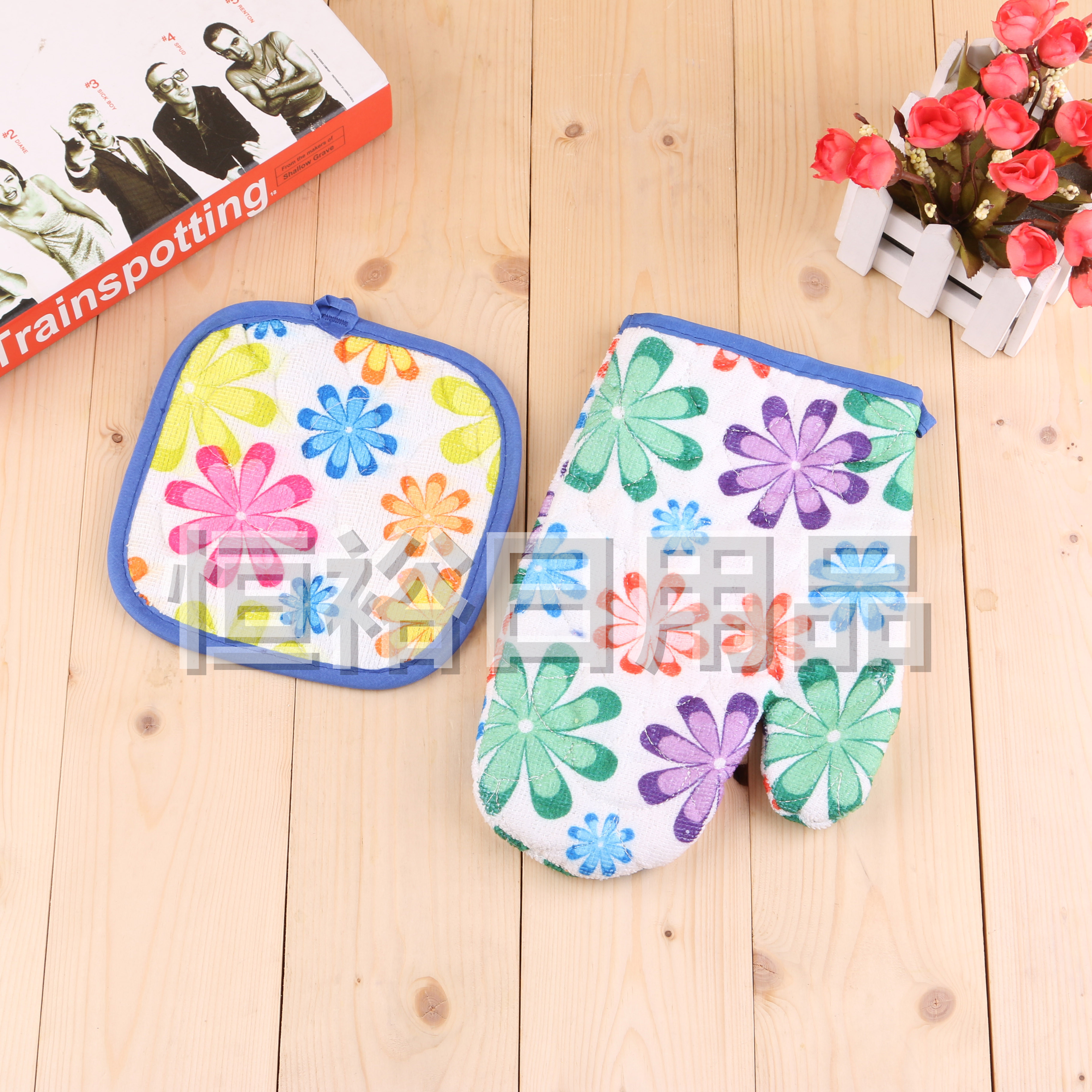 一棵树隔热垫/杯垫/隔热垫一棵树/棉线西餐垫/餐垫产品图