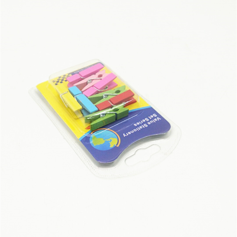Colorful small wooden clips, cute and creative colorful small wooden clips, photo clips and sticky note clips Specification image