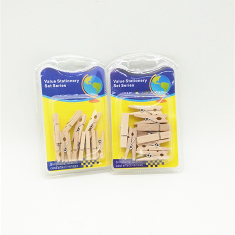 Cute natural-color wooden clip, natural-color creative wooden clip, photo clip, sticky note clip