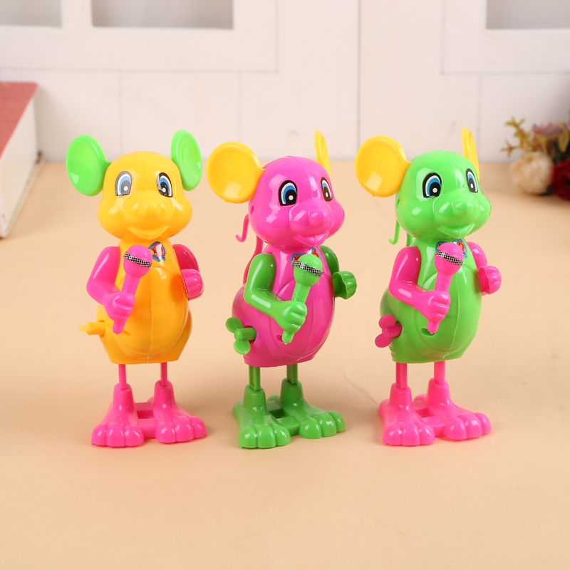 小鼠歌唱家新奇儿童玩具 炫彩配色 造型逼真 热门地摊玩具