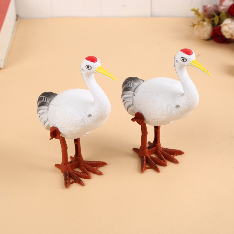 Children's Simulation Winding Chain Jumping Crane Toys Creative Mechanical Toys Stall Toys Wholesale