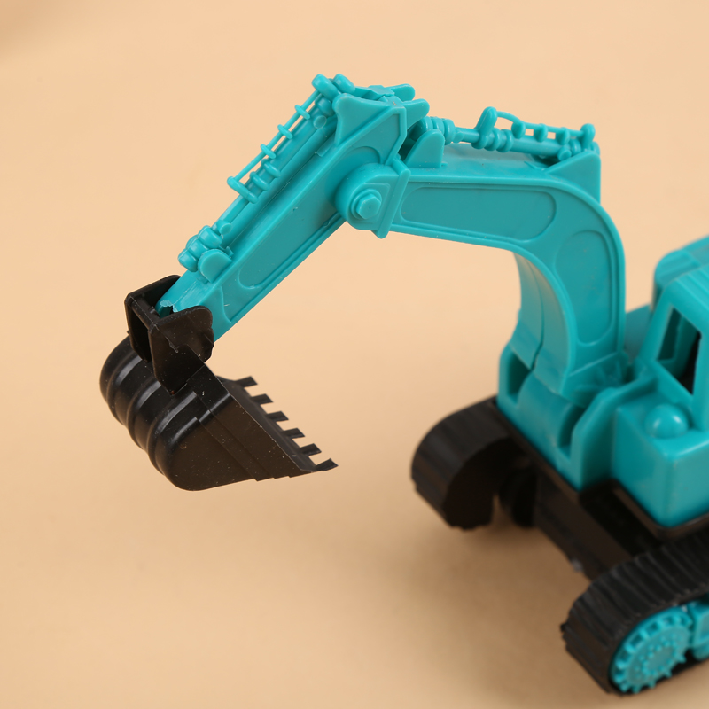 Children's engineering excavators and rotating forklifts with two-color schemes are popular street toys Specification image