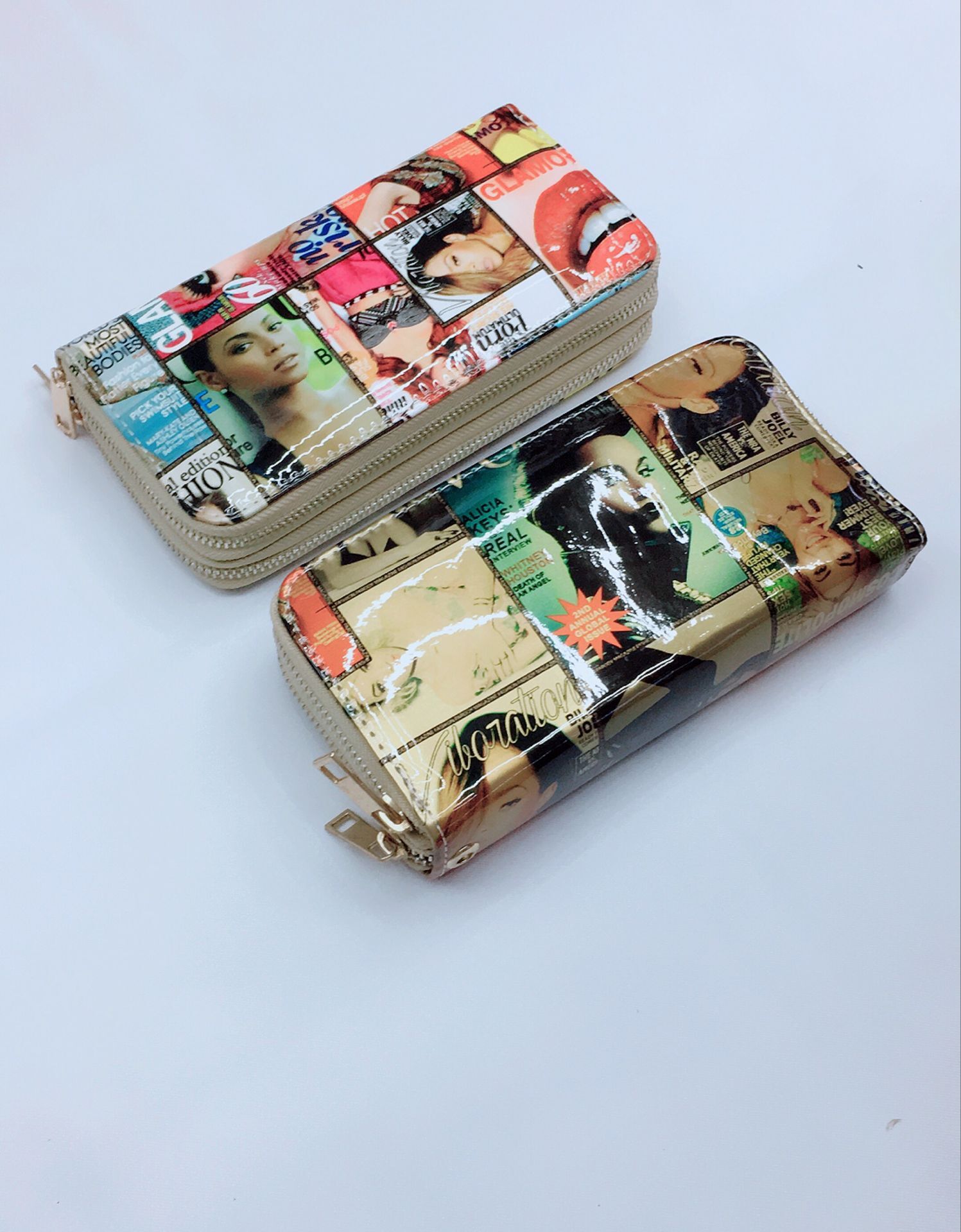 新款单拉双拉钱包产品图