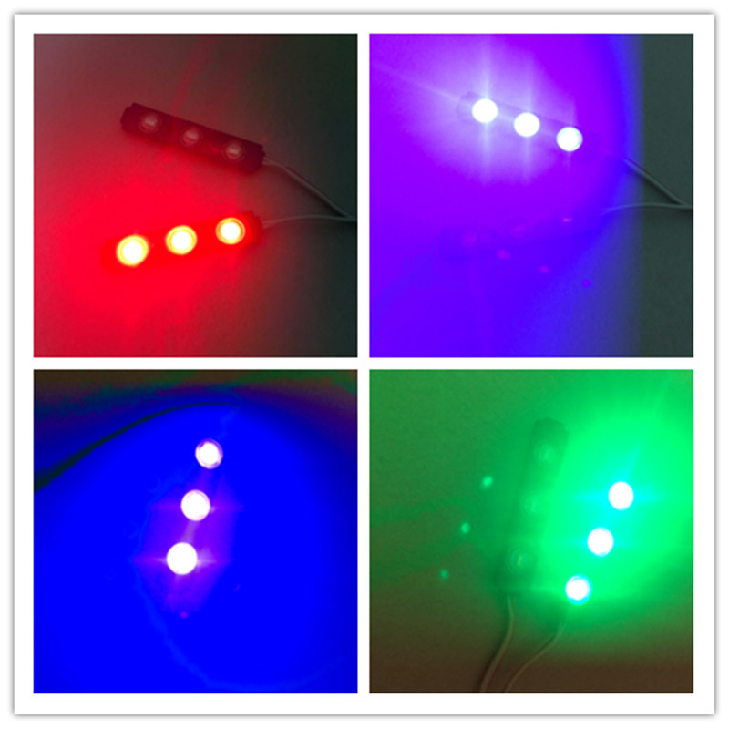 Motorcycle LED flashing taillights, 12V electric vehicle flash brake lights, red and blue flashing led Specification drawing