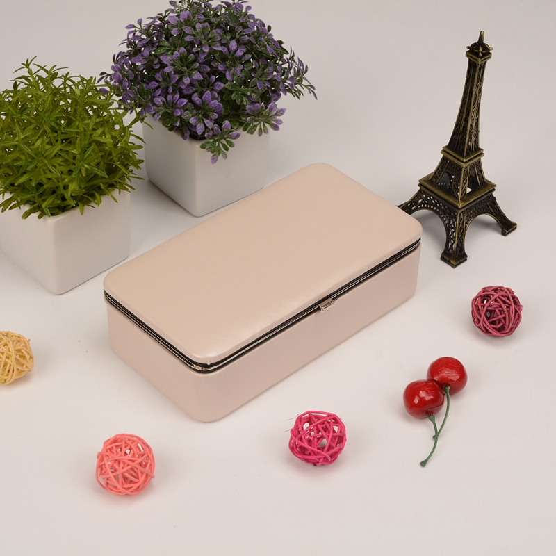 Guanyu new high-end PU jewelry box fresh and sweet portable jewelry storage box spot thumbnail