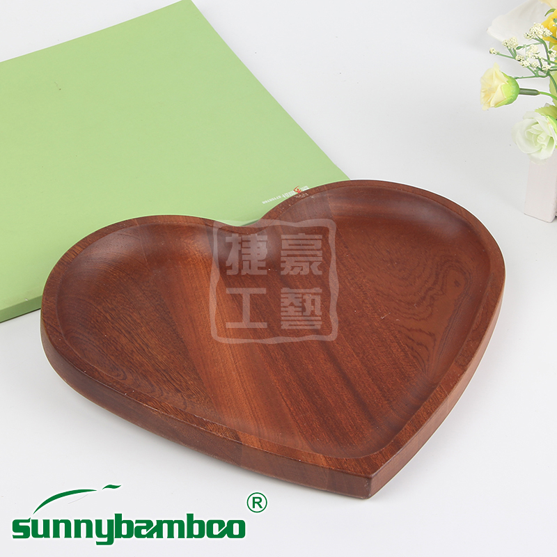 Japanese-style wooden tray, rectangular, solid wood, household flower and tea set tray, bamboo water cup, fruit plate, wooden plate details Picture