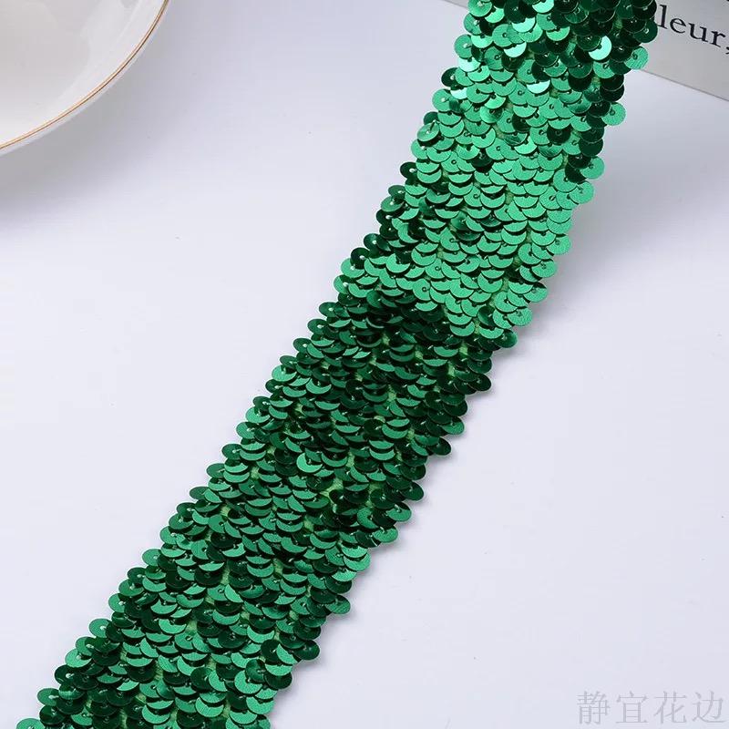 High-Grade Floral Sequin Lace Accessories Stage Clothing Accessories Application Scenario