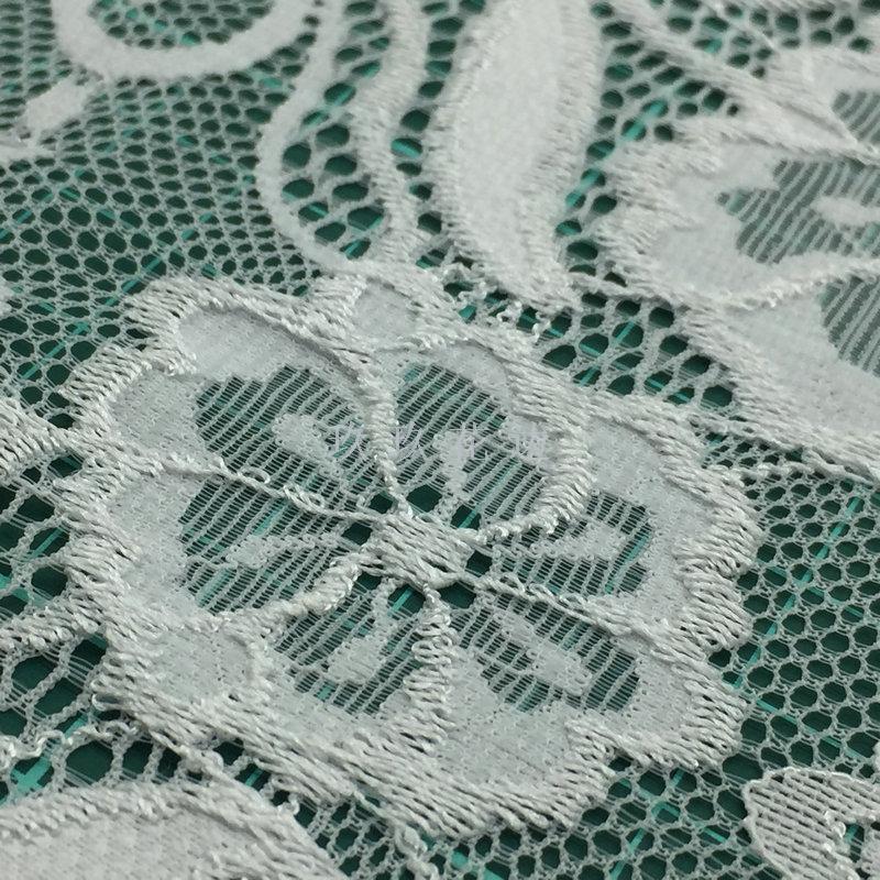 W18666 elastic thick lace 18 cm wide lace embossed version details Picture