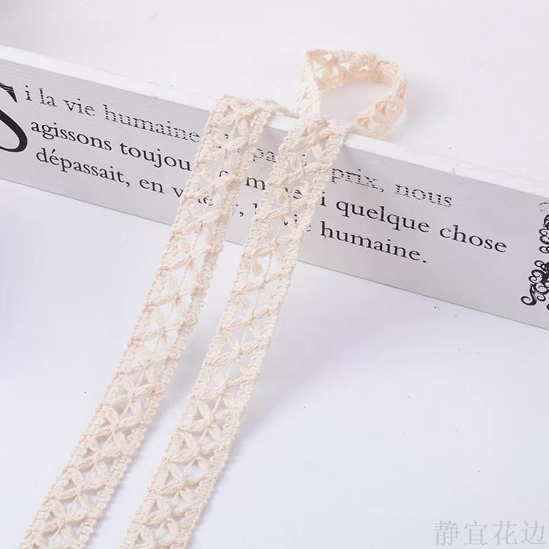 This White Cotton Thread Lace Xx Mesh Shape Cross Jewelry Hat Accessories Specification drawing