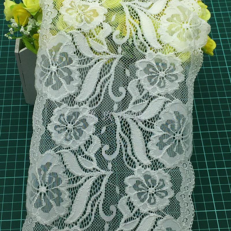 W18666 elastic thick lace 18 cm wide lace embossed version Specification image