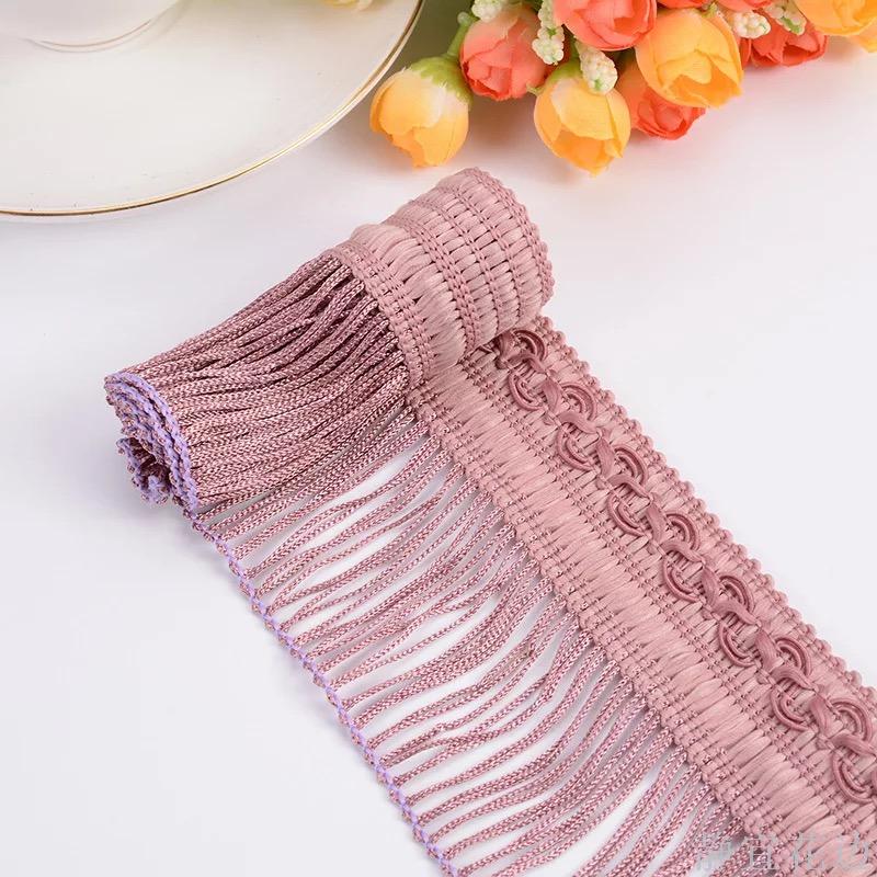 One Side New Flowing Beard Polyester Thread Fringe Row Beard Lace Scarf Garment Accessories details Picture