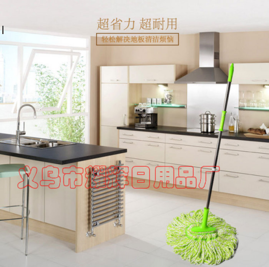 Wet and dry use lock mop screw water mop lock mop foreign trade mop