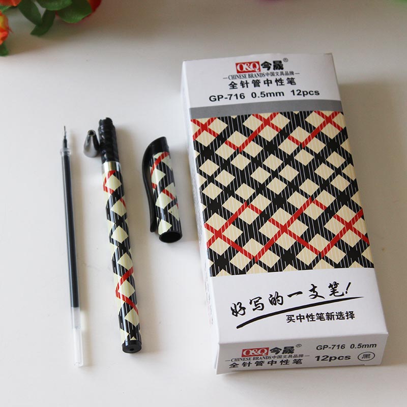 今晟GP-716 商务白领办公学生全针管中性笔产品图