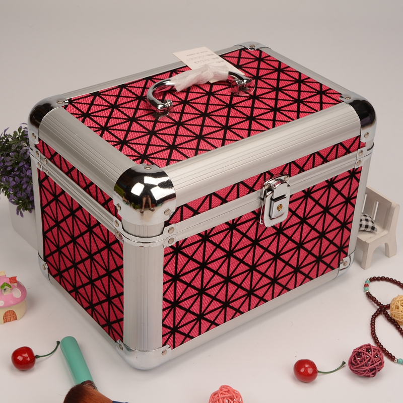 Guanyu Creative Geometry portable makeup case portable large capacity jewelry storage and even a set