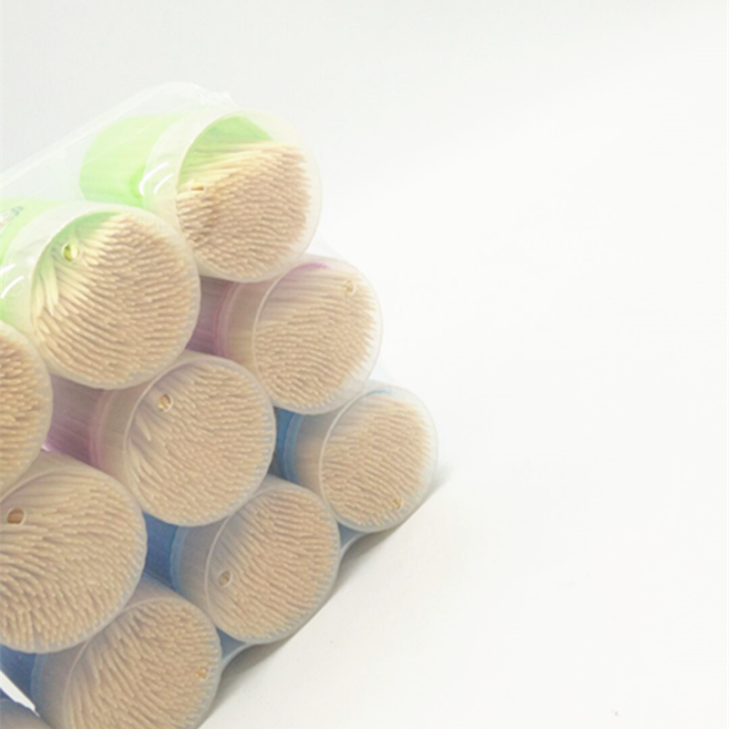 8819 Striped toothpicks, eco-friendly bamboo toothpicks, double-headed, fine-tipped, disposable toothpicks for home use and dining Application Scenario
