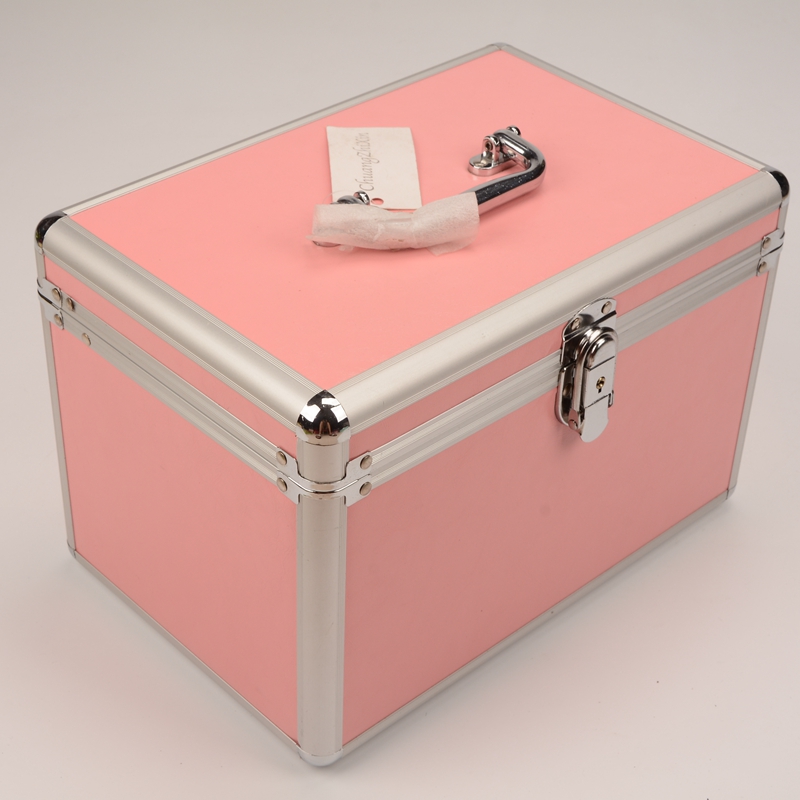 Guanyu pink sweet small makeup box portable portable jewelry box customization