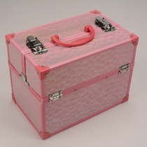 Guanyu small double open hand cosmetic case portable aluminum multifunctional tattoo kit with makeup