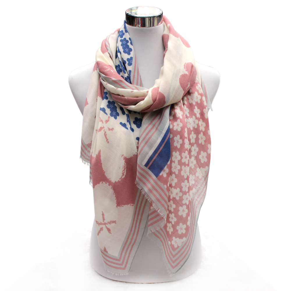 This new style scarf is fashionable and lucky velvet printed scarf for women
