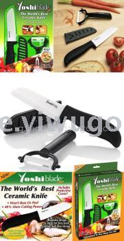 Three-piece ceramic knife never rust super hardness yoshiblade