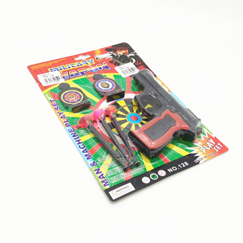 128新款创意儿童玩具 卡枪玩具 可发射软子弹手枪玩具产品图