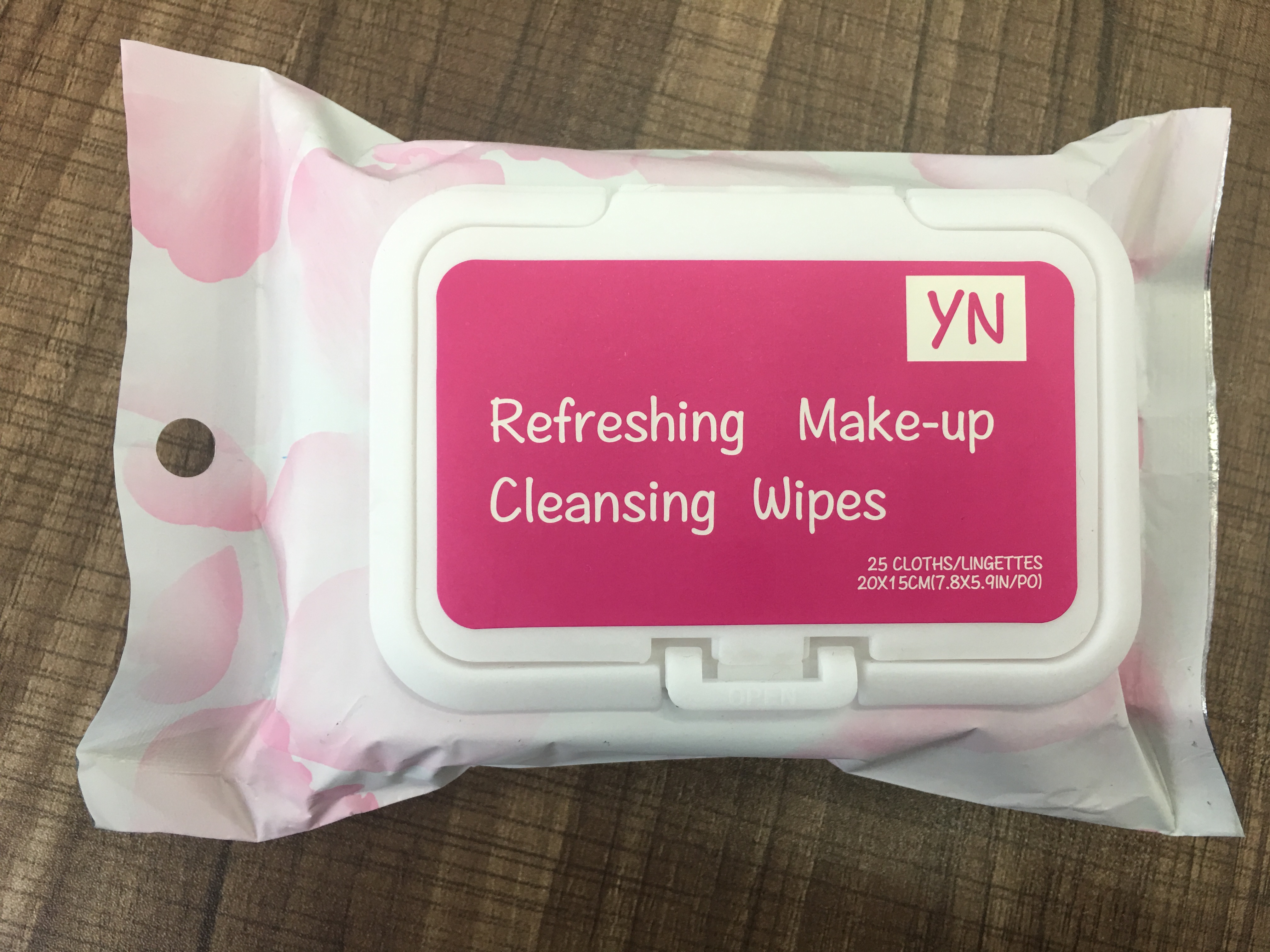 Gentle and gentle makeup removal wipes 25 pieces bag makeup removal beauty wipes skin care cleanser wipes wipes