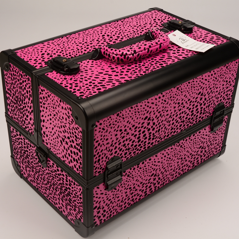 Guanyu high-end portable aluminum cosmetic case portable PU nail tattoo toolbox manufacturers customized thumbnail