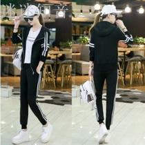 Casual sports suit slimming baseball suit two-piece sweatshirt