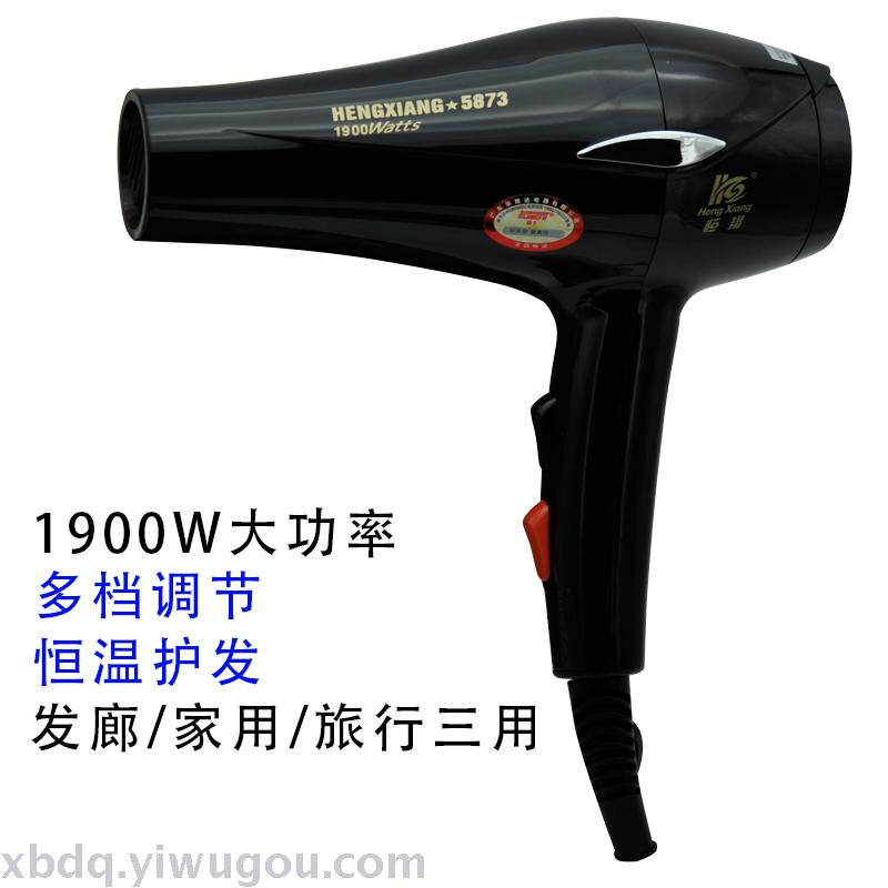 Hengxiang HX5873 hair dryer high-power hair dryer blowing air duct hot and cold air hair dryer