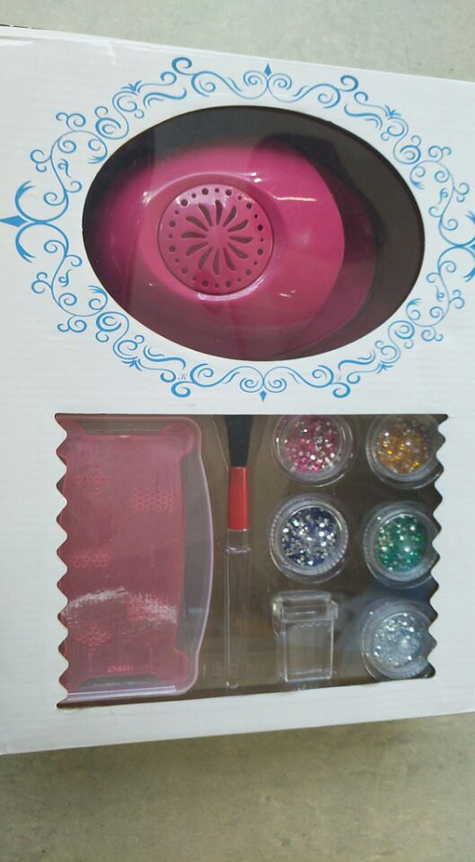 Nail art set, nail stickers, nail drying, nail stickers, glitter details Picture