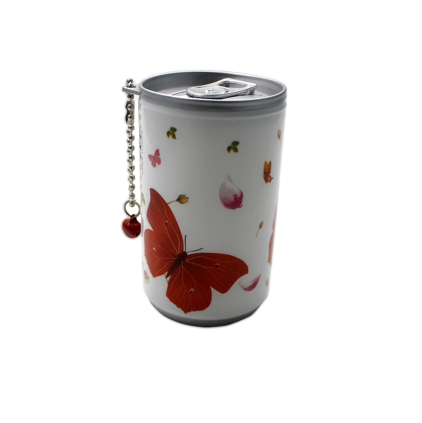 Foreign trade small bucket wet wipes, colorful butterfly cola bucket portable car wet wipes 30PCS