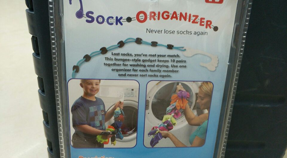 TV产品SOCK ORGANIZER洗袜收纳架洗衣机洗袜架细节图