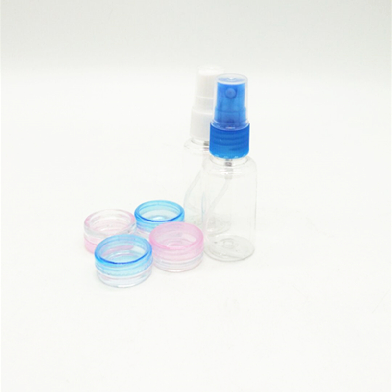 Creative new set of whitening spray bottle cosmetic bottle press-type face cream portioned bottle details Picture