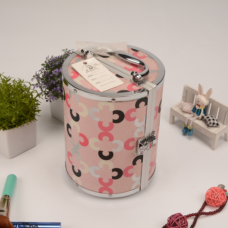 Guanyu creative sweet cylindric jewelry collection box Portable multi-functional jewelry box customization!
