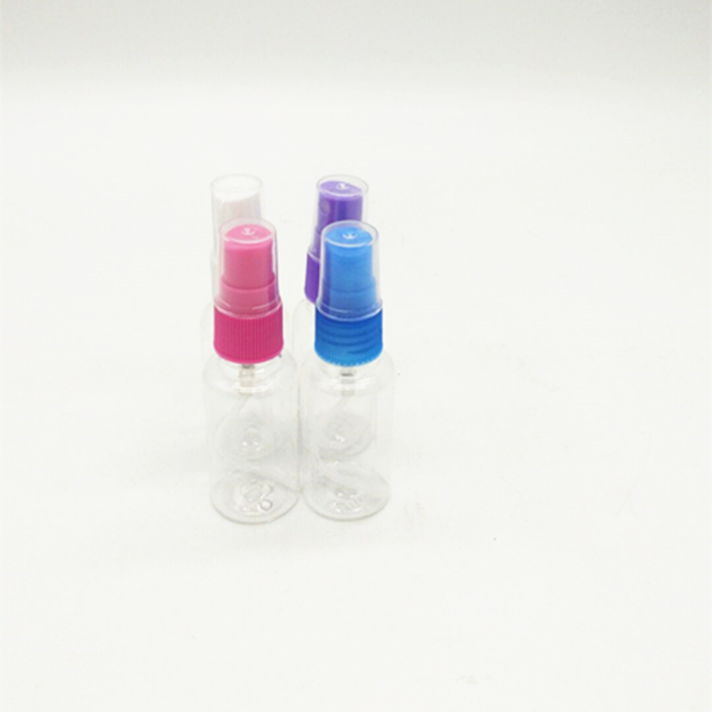 Creative new type of white spray bottle cosmetic bottle press-type face cream portioning bottle details Picture