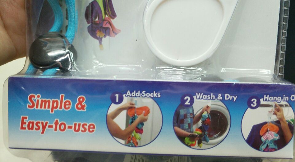 TV产品SOCK ORGANIZER洗袜收纳架洗衣机洗袜架产品图