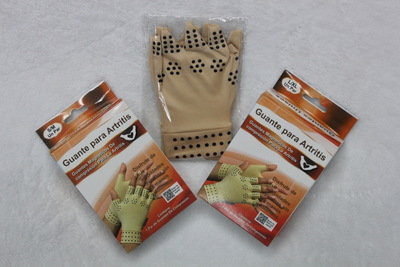 Magnetic therapy half finger adhesive magnetic therapy gloves