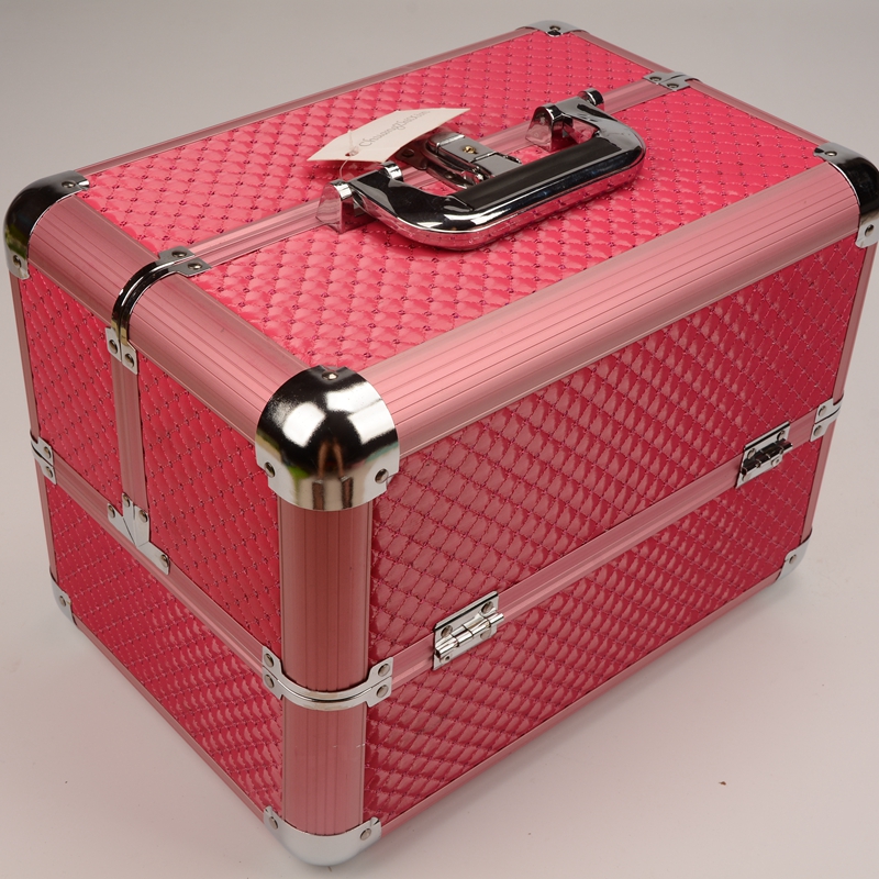 Guanyu high-end aluminum portable makeup case portable with makeup case multi-functional storage case customization