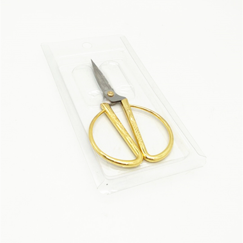 No. 3 Dragon and Phoenix Golden Scissors Stainless Steel Alloy Household Scissors Wedding supplies Creative Decorative Golden Scissors Specification image
