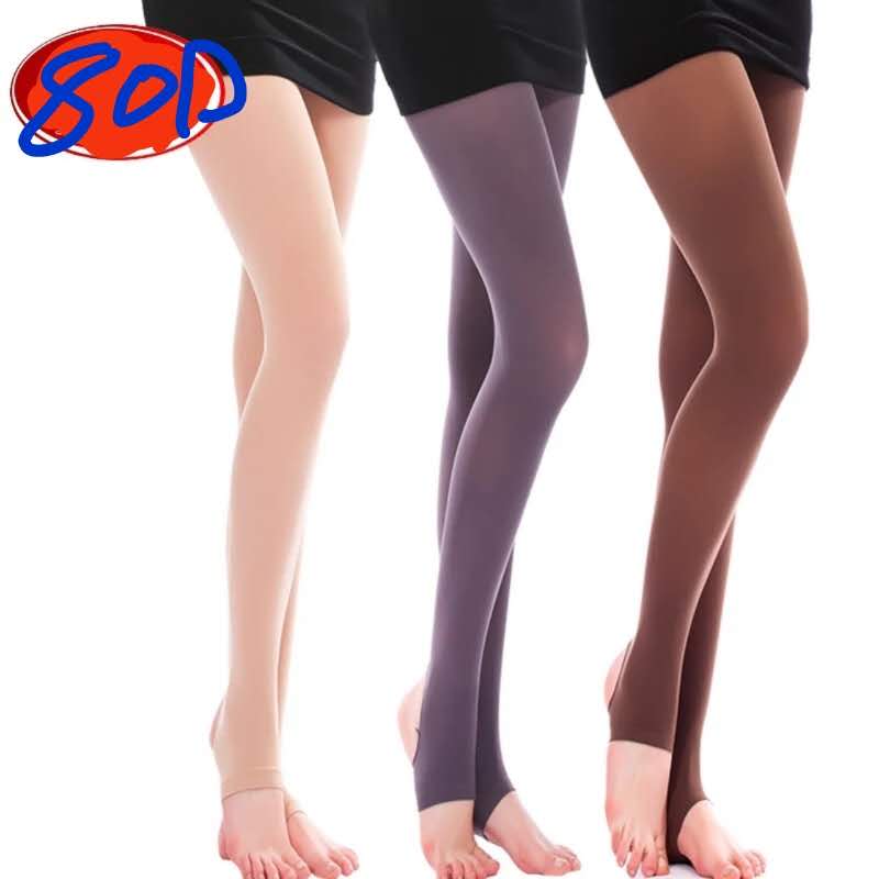 【加肥大码连裤袜女春秋薄款胖mm200斤天鹅肤色 踩产品图