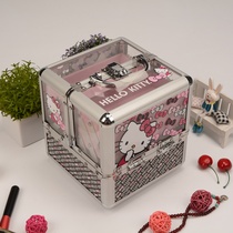 Guanyu creative Korean version sweet jewelry box acrylic cat printing jewelry box customization