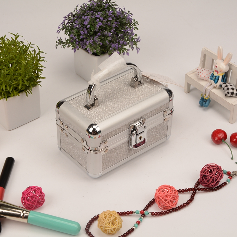 Guanyu Mini portable aluminum jewelry box portable multifunctional jewelry box customization