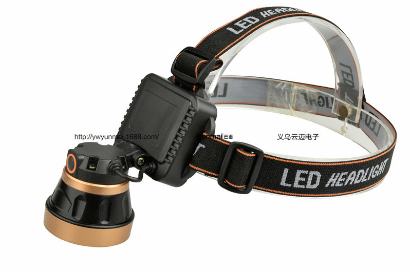 LED超亮头灯 内置电池充电头灯 矿灯头灯 钓鱼灯详情图2