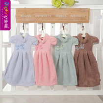 Ting Long coral velvet material creative gift towel