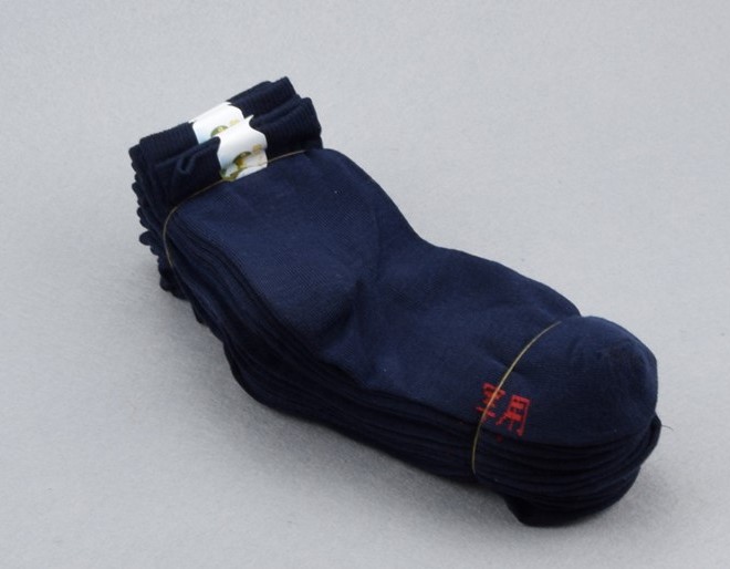 秋冬棉麻中筒军袜加厚大码军训户外防臭耐磨棉袜产品图